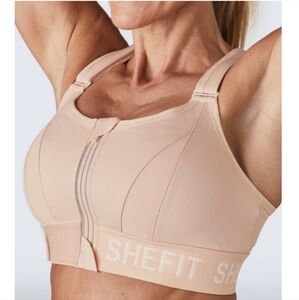SHEFIT Ultimate Sports Bra High Impact Sandstorm Size 4Luxe